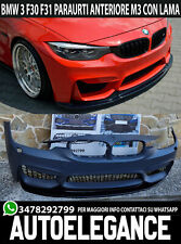 Pare-Choc BMW Serie 3 F30 F31 2011-2018 Look M3 + Lame ABS