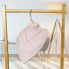 Buste d'affichage de bijoux, porte-collier stand mannequin modèle de rangement