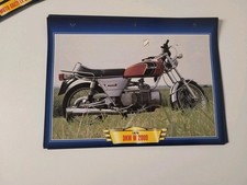 Carte Fiche Moto Passion Édition Atlas DKW W 2000 1975