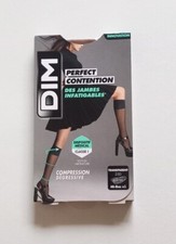 DIM PERFECT CONTENTION MI-BAS 25 DENIERS COLORIS GAZELLE OU NOIR