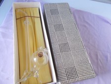 pipe à cognac en cristal de Bohême vintage