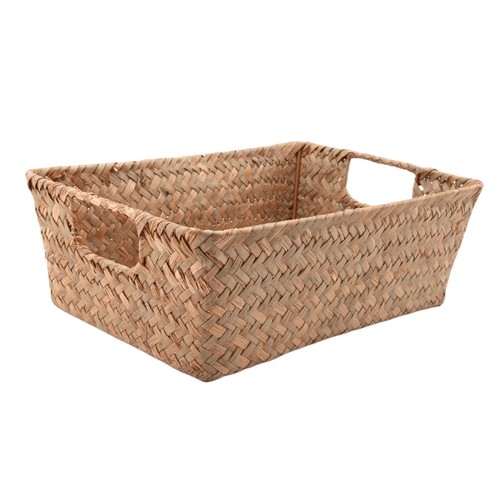 Panier jonc mer tissé - de,