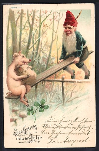Carte postale bonne chance - bonne,