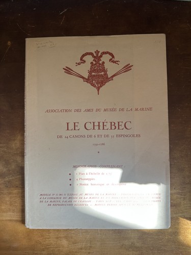 Chébec canons de - 24, 6