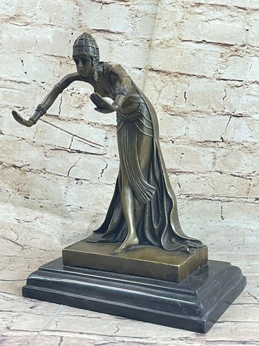 Statue bronze signée - statue,