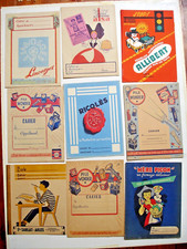 PROTEGE-CAHIER ANCIEN - LOT DE