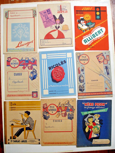 Protege cahier ancien lot de - ancien,
