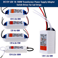 DC12V LED Transformateur d'alimentation LED Driver 240V 18-100W