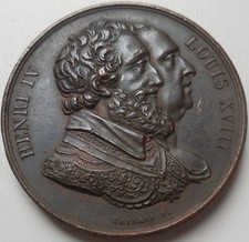 MEDAILLE HENRI IV & LOUIS