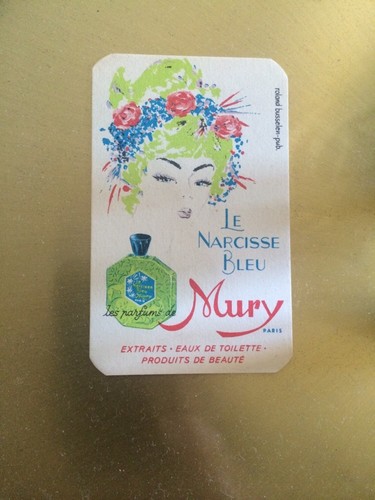 Rare carte parfumée le - ,