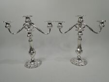 Reed & Barton Francis I Candélabre Chandeliers X5691 Américain Argent Sterling