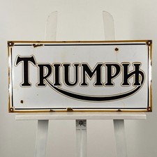 Plaque émaillée Triumph -