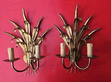 Paire d'appliques gerbe