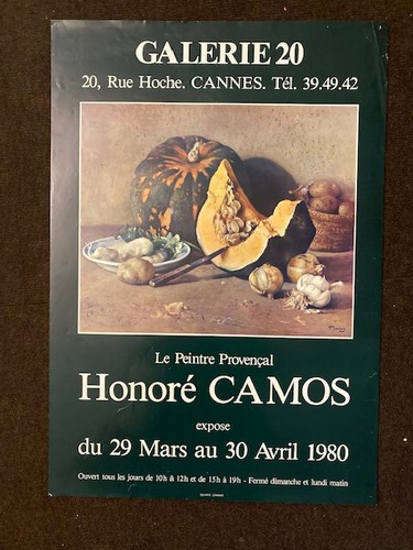 Affiche honoré camos cannes - affiche,