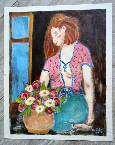 Superbe tableau huile signé - superbe,