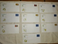 Lot de 10 enveloppes pré timbrées Vosges Itinérances
