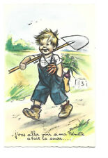 ILLUSTRATION SIGNEE GERMAINE BOURET  J VAS ALLER VOIR SI MA NENETTE