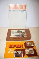 3 catalogues mobilier vintage