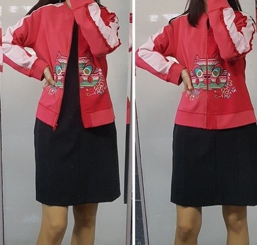 Oilily veste zippée brodée - zippée,