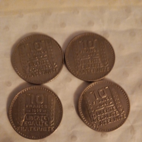 Lot pièces 10francs - de, de
