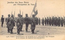 Maroc - LÉGION ÉTRANGÈRE - Le drapeau du 1er Régiment Étranger est prséenté aux