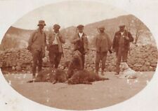 DEP 63 LACHAUX RARE PHOTOGRAPHIE DE CHASSEURS DE SANGLIERS 