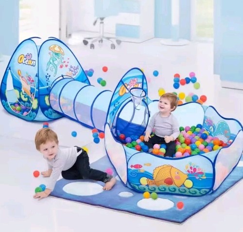 Aire jeu balles tunnel - a,
