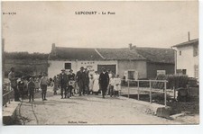 LUPCOURT - Meurthe & Moselle - CPA 54 - Le pont Pub. Biere de St Nicolas