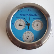 pendule station meteo weatherwatch thermomètre hygromètre baromètre