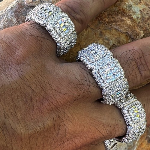 Hip hop ring for - for, 925