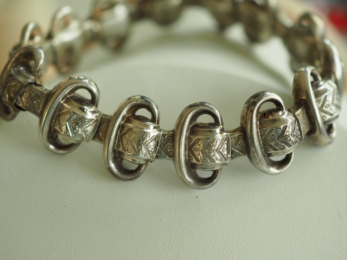 Bracelet argent massif - massif, xix