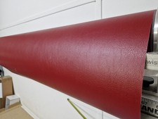 Film vinyle CUIR ROUGE thermoformable en largeur de 1.52 m - Rouleau de 1 à 30 m