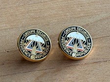 b  2 PINS PIN ARMEE GROUPE SECURITE PRESIDENCE REPUBLIQUE " DIFFERENT "