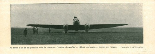 Document ancien trimoteur