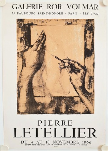 Affiche pierre letellier 1966 - pierre,