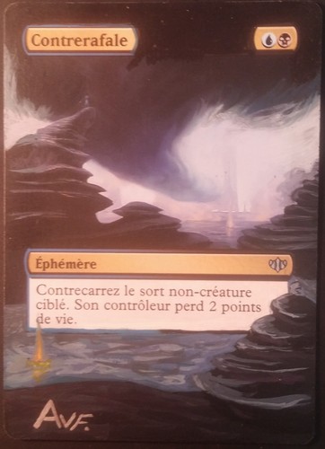 Contrerafale altérée - altérée,