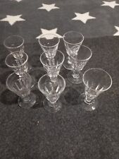 9 verres à liqueur modèle caton pour cave à liqueur, cabaret ou liqueur