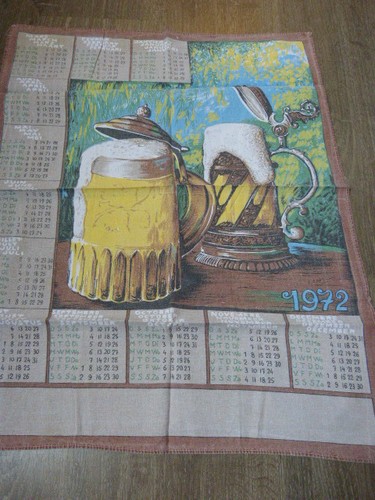 Calendrier tissus alsace chope - calendrier,