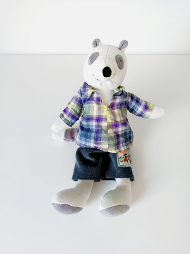 Peluche raton laveur chemise - peluche,