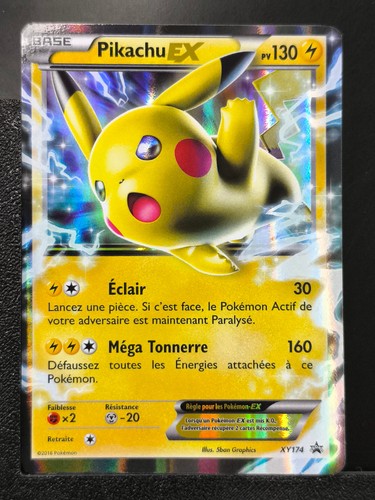 Carte pokémon pikachu - pokémon, ex