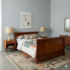 Lit double ancien style - ancien, empire