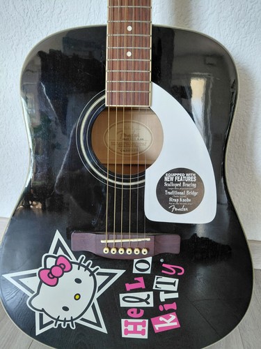 Guitare acoustique hello - hello, kiity