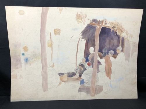 Dessin préparatoire crayon - dessin,