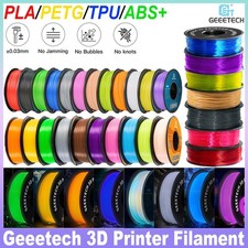 【Achetez 5，Payez 3!】Geetech Filament Imprimante 3D PLA PETG TPU ABS+ 1.75mm