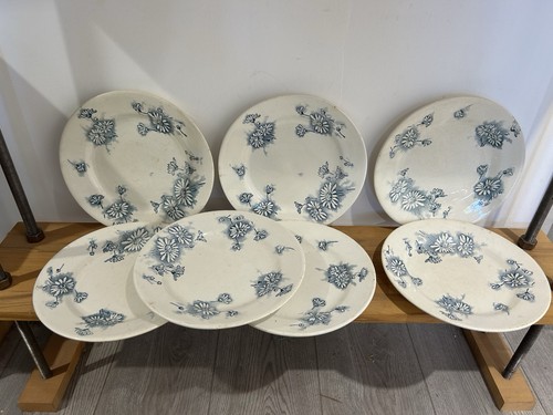 Assiettes plate faïencerie - 7,