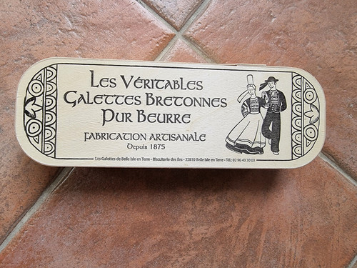 Boite galettes bretonnes ovale