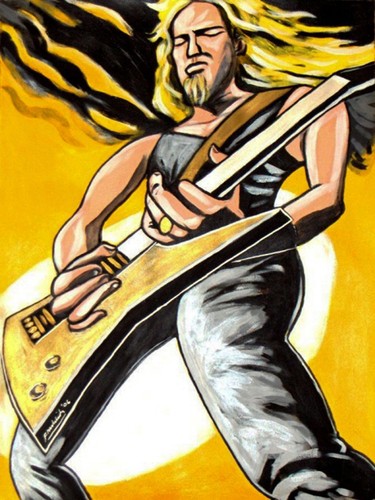James hetfield print - james, poster