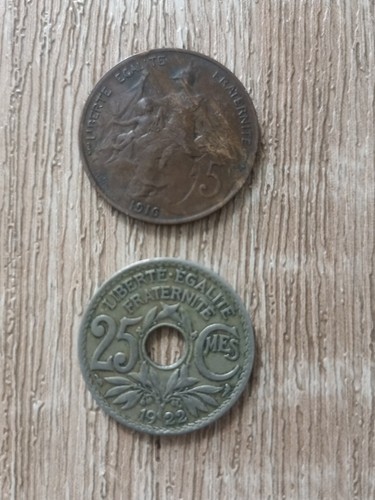 France 25 centimes - -,