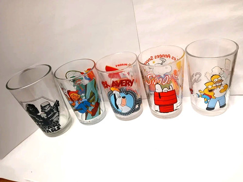 Lot verre moutarde - lot,