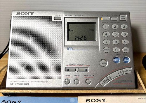 Récepteur bande mondiale sony - bande,